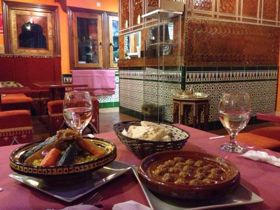 Restaurantes árabes marroquíes en Granada